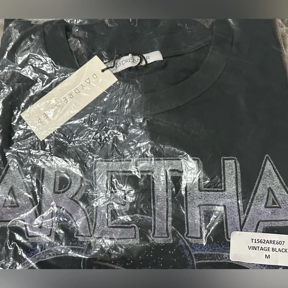 DAYDREAMER Aretha Franklin You Move Me Merch Tee Shirt Medium NEW NWT - Picture 2 of 3